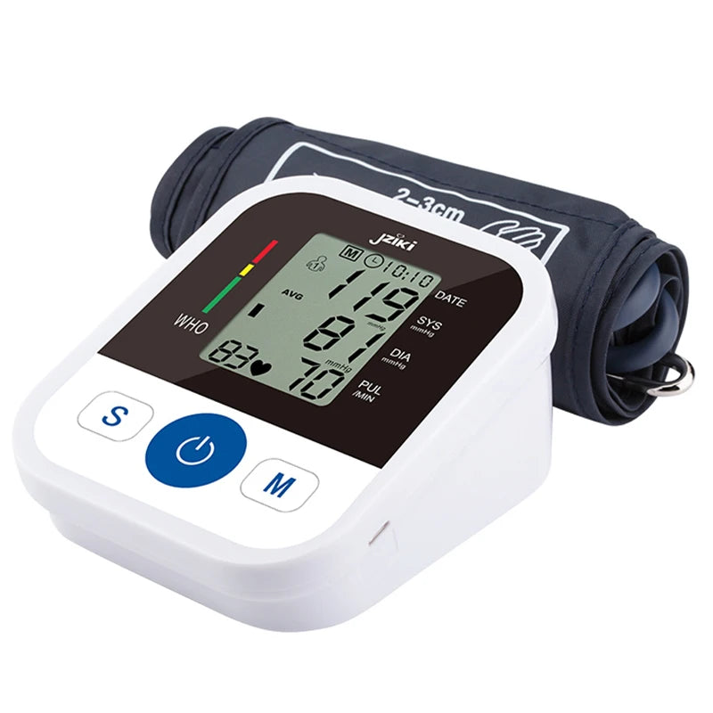 Tensiómetro Digital de Brazo con Monitor de Ritmo Cardíaco