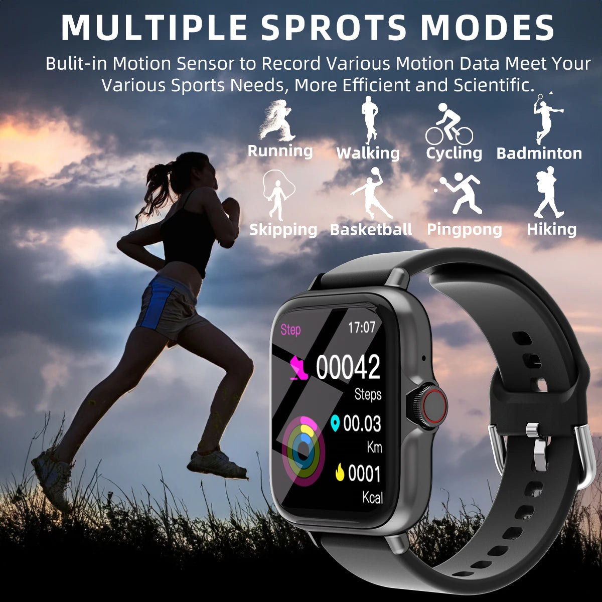 Reloj Inteligente Multifuncional con Monitor de Salud