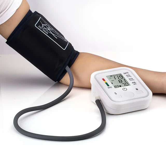 Tensiómetro Digital de Brazo con Monitor de Ritmo Cardíaco