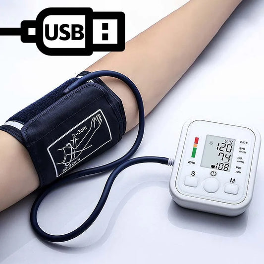 Tensiómetro Digital de Brazo con Monitor de Ritmo Cardíaco