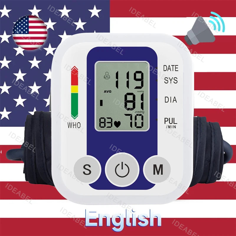 Tensiómetro Digital de Brazo con Monitor de Ritmo Cardíaco